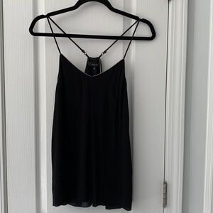 Aritzia Babaton everly tank in black gold trim Size‎  XS classic